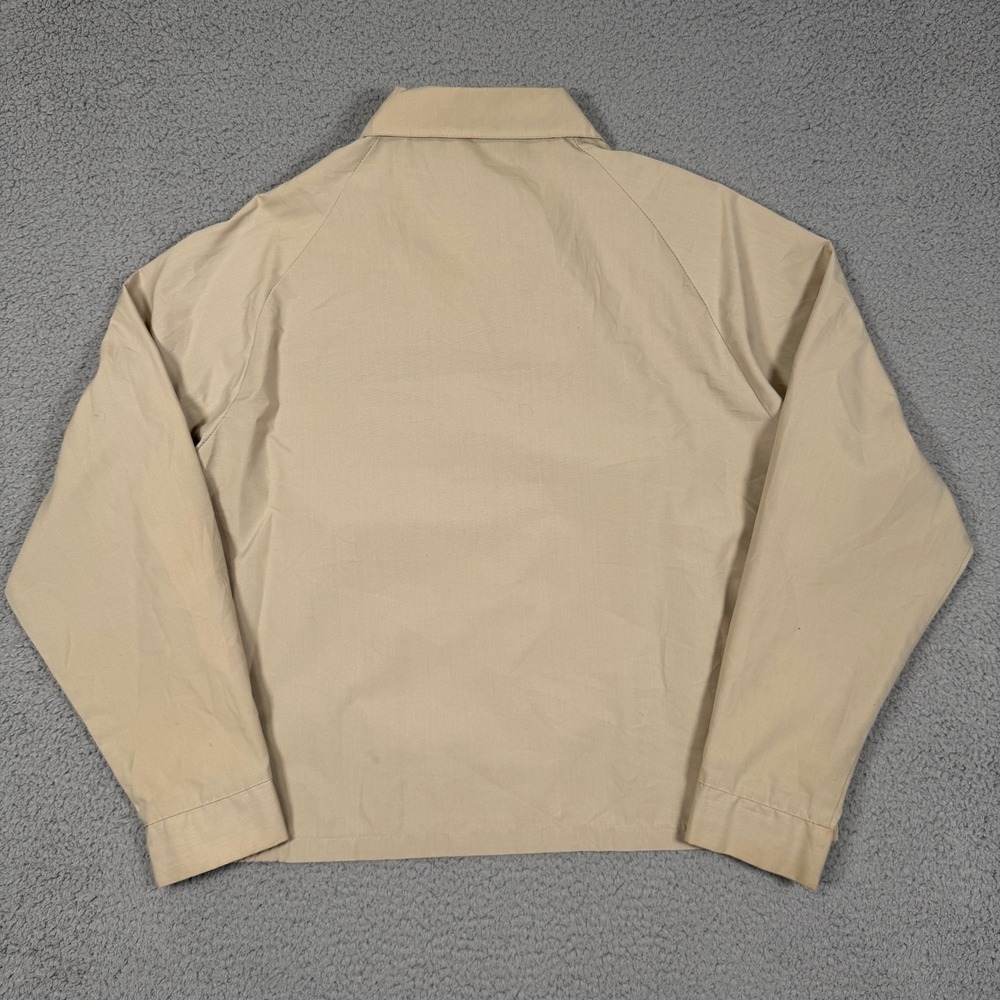 Vintage Sir Jac Harrington Jacket Mens L Beige Swing Top G9 Rockabilly 70s - Picture 7 of 13